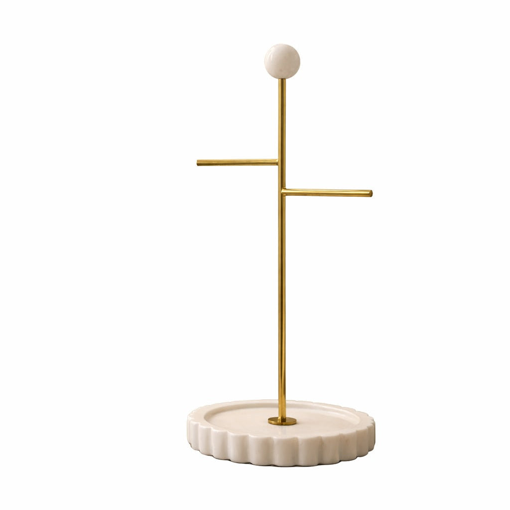 Axis Marble Jewelry Stand