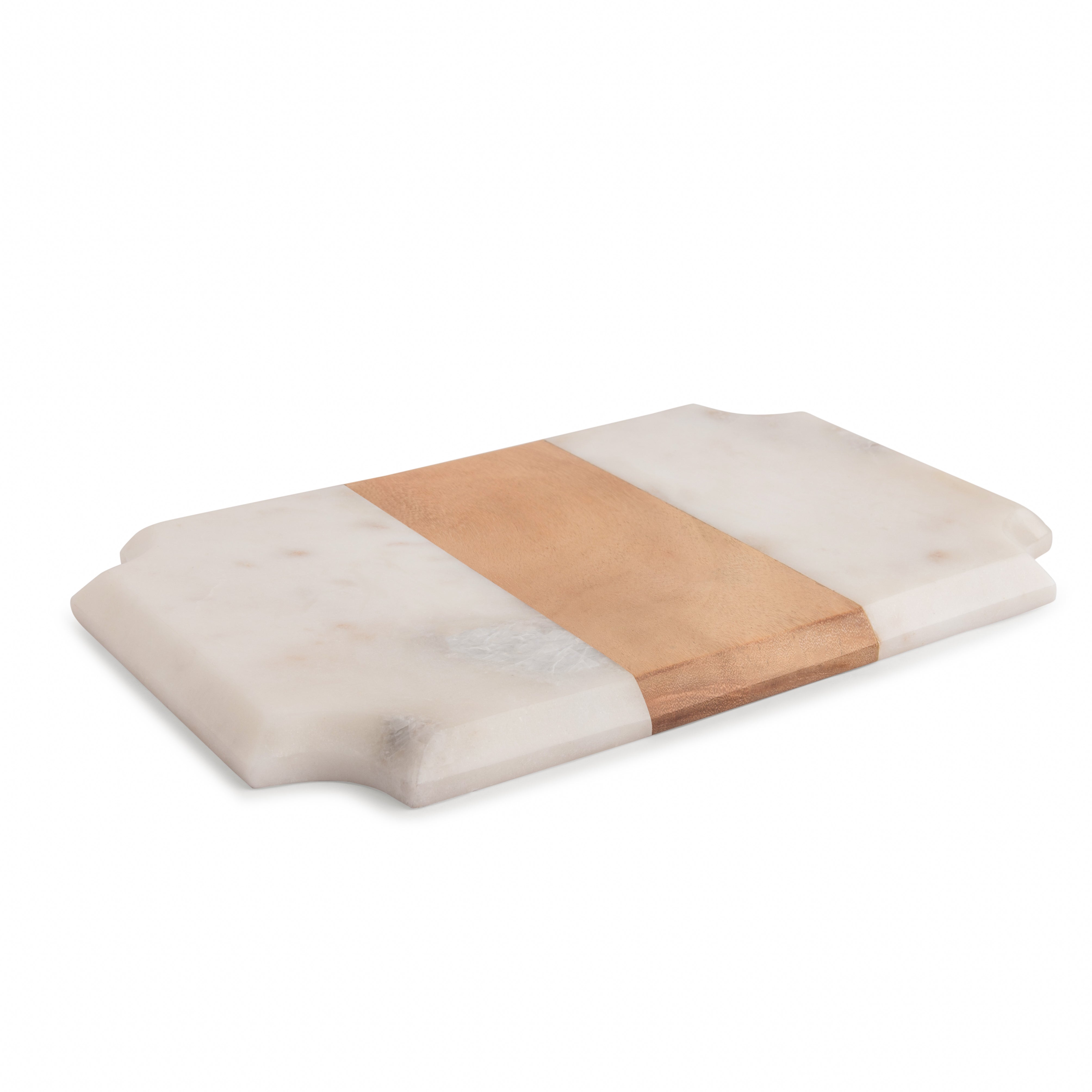 Marble-Wood Cheese Board