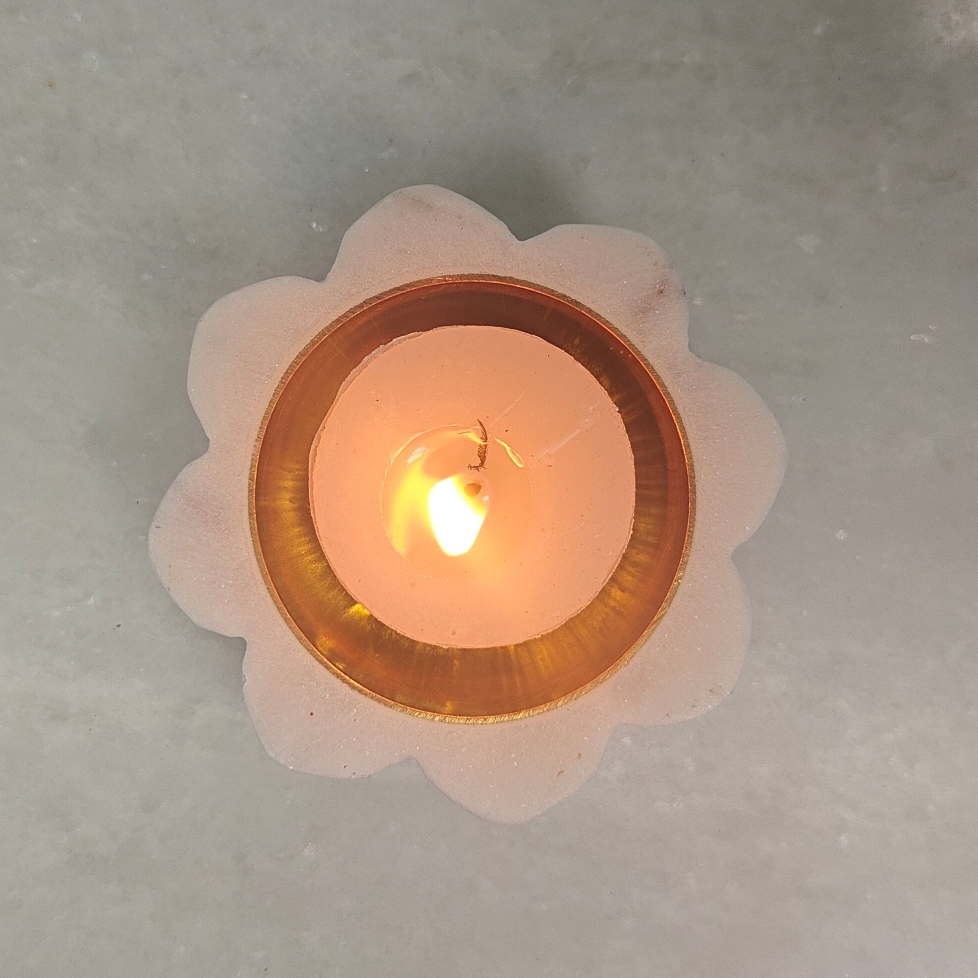 Flower Pooja Diya-set of 2