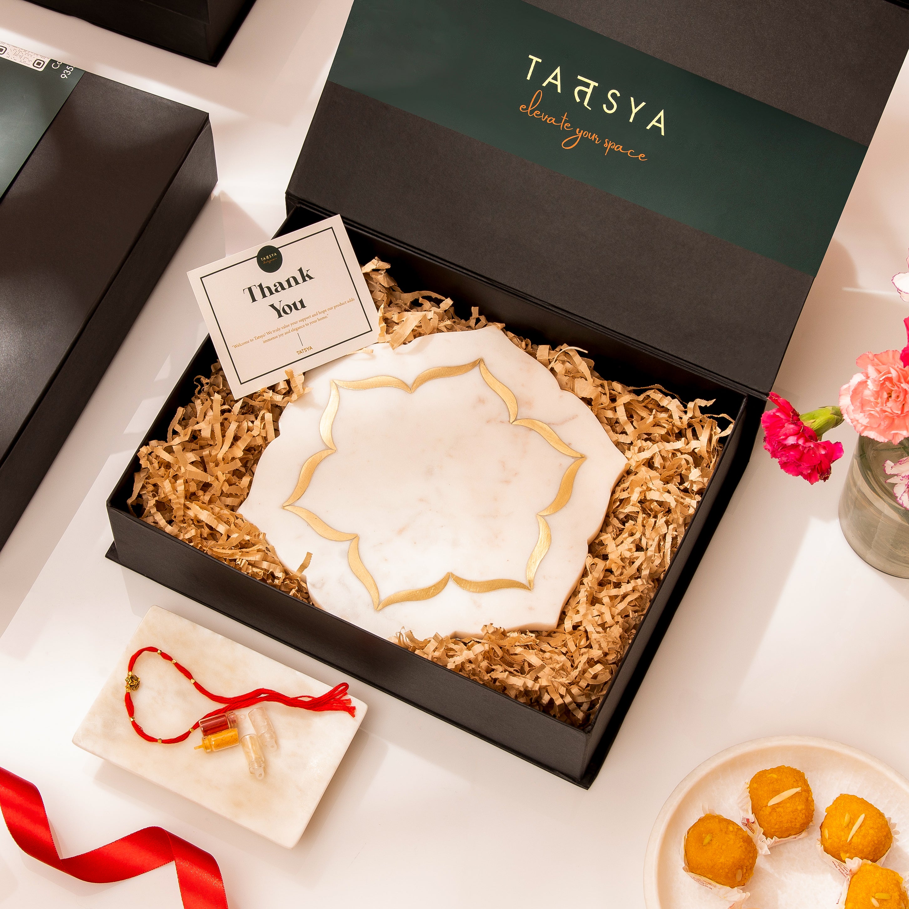 Lotus Inlay Platter-10 inch