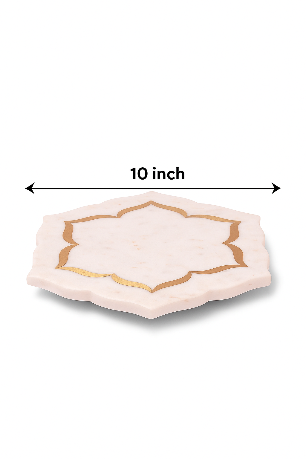 Lotus Inlay Platter-10 inch