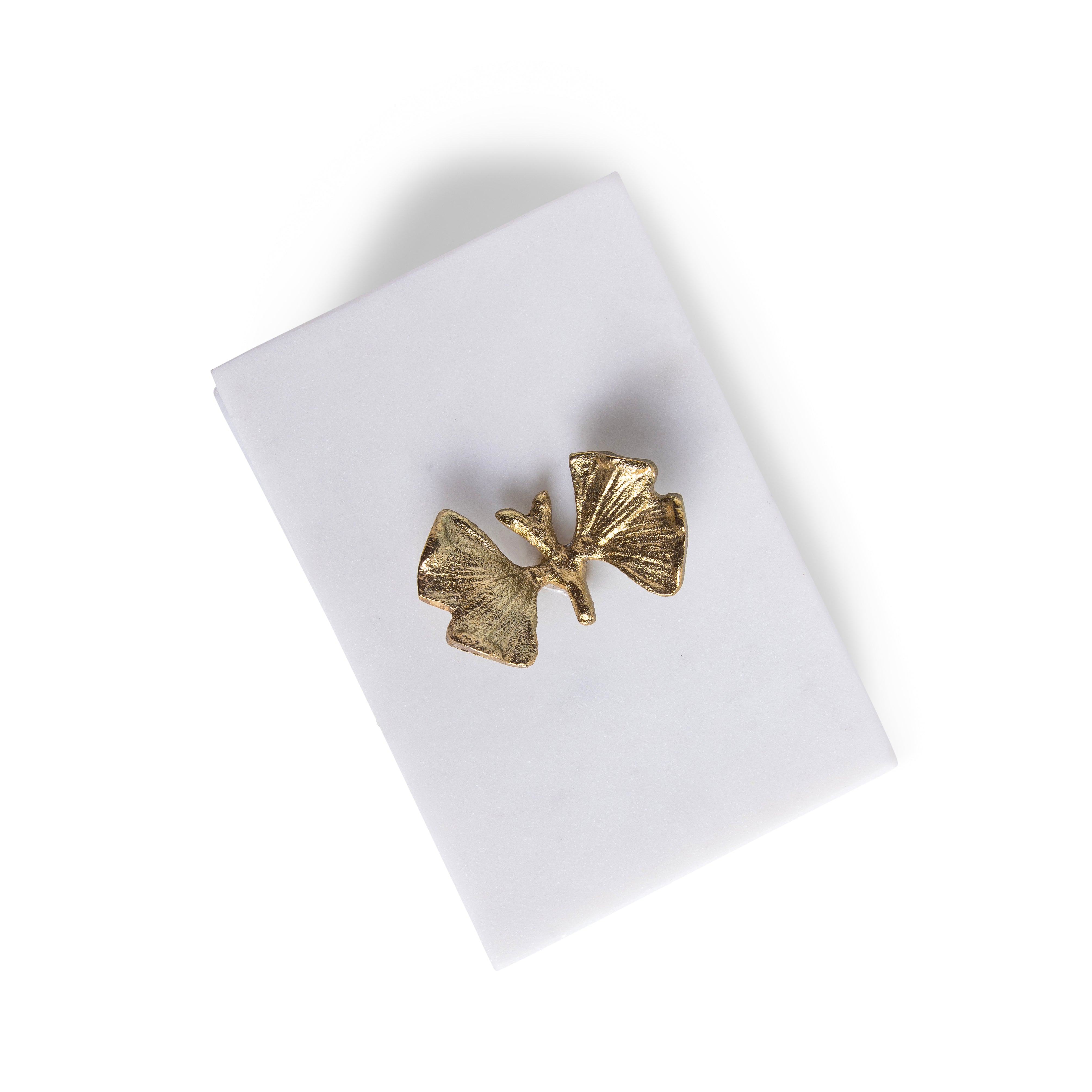 Marble Jewellery Butterfly Box