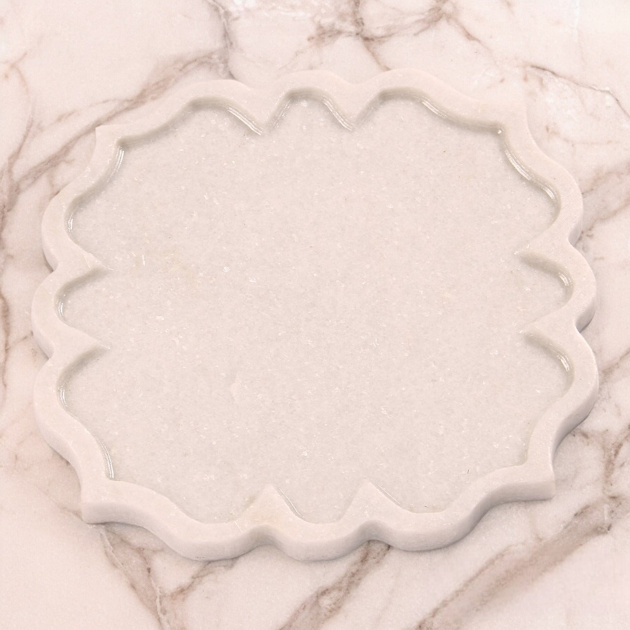 Handcrafted Marble Tray