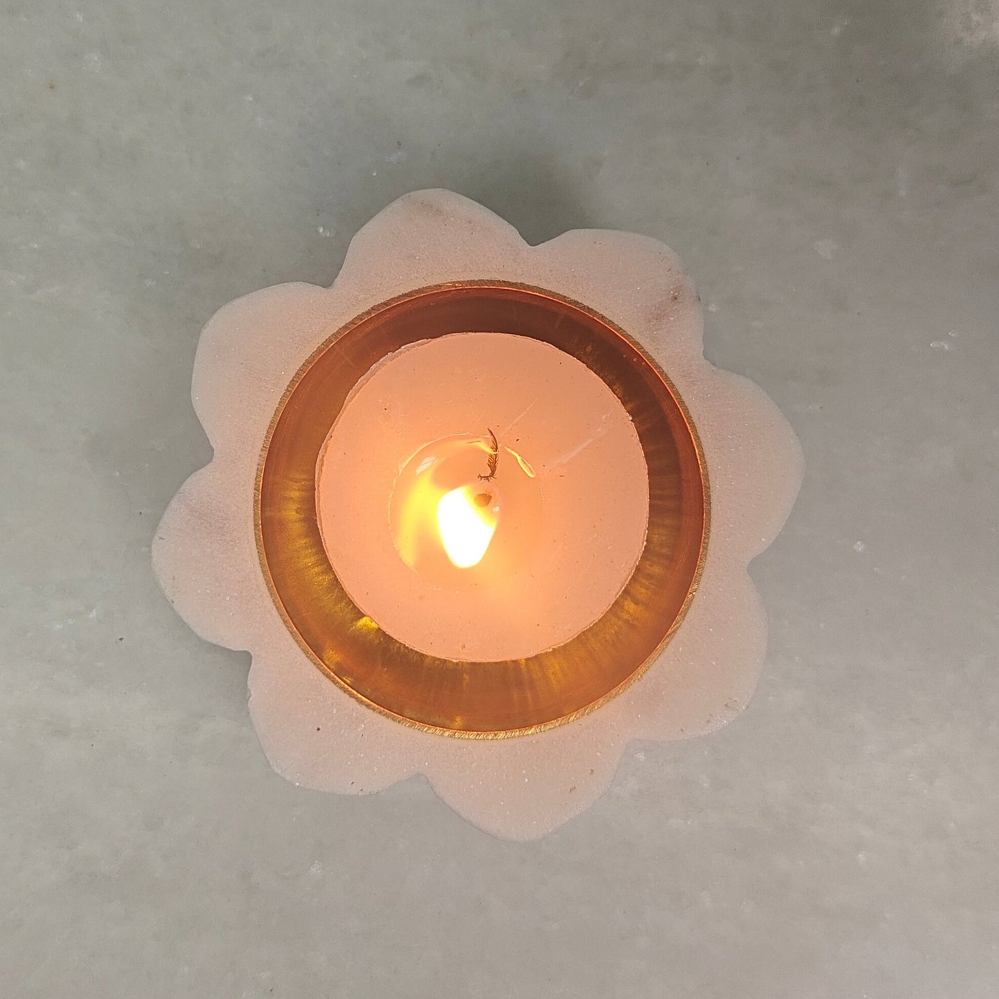 Flower Pooja Diya - 3 inch