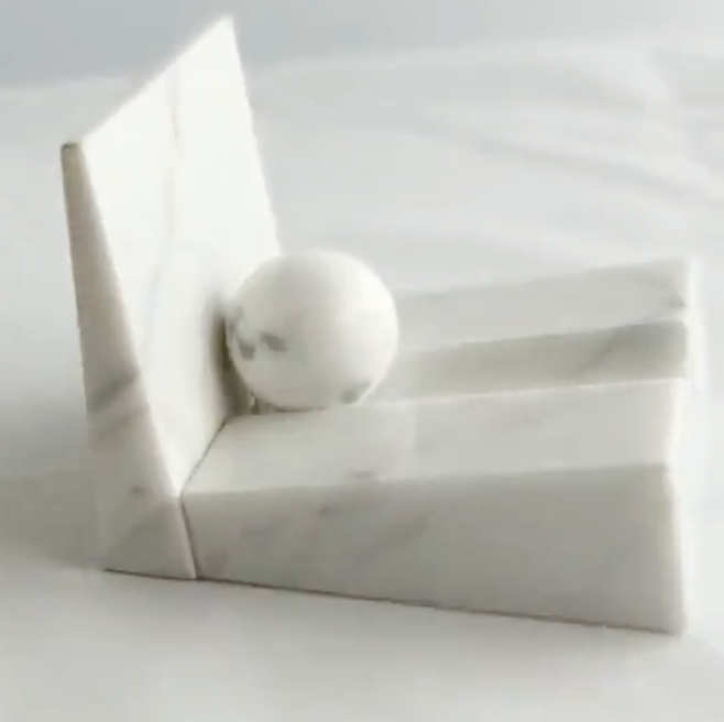 Marble Business Card Holder