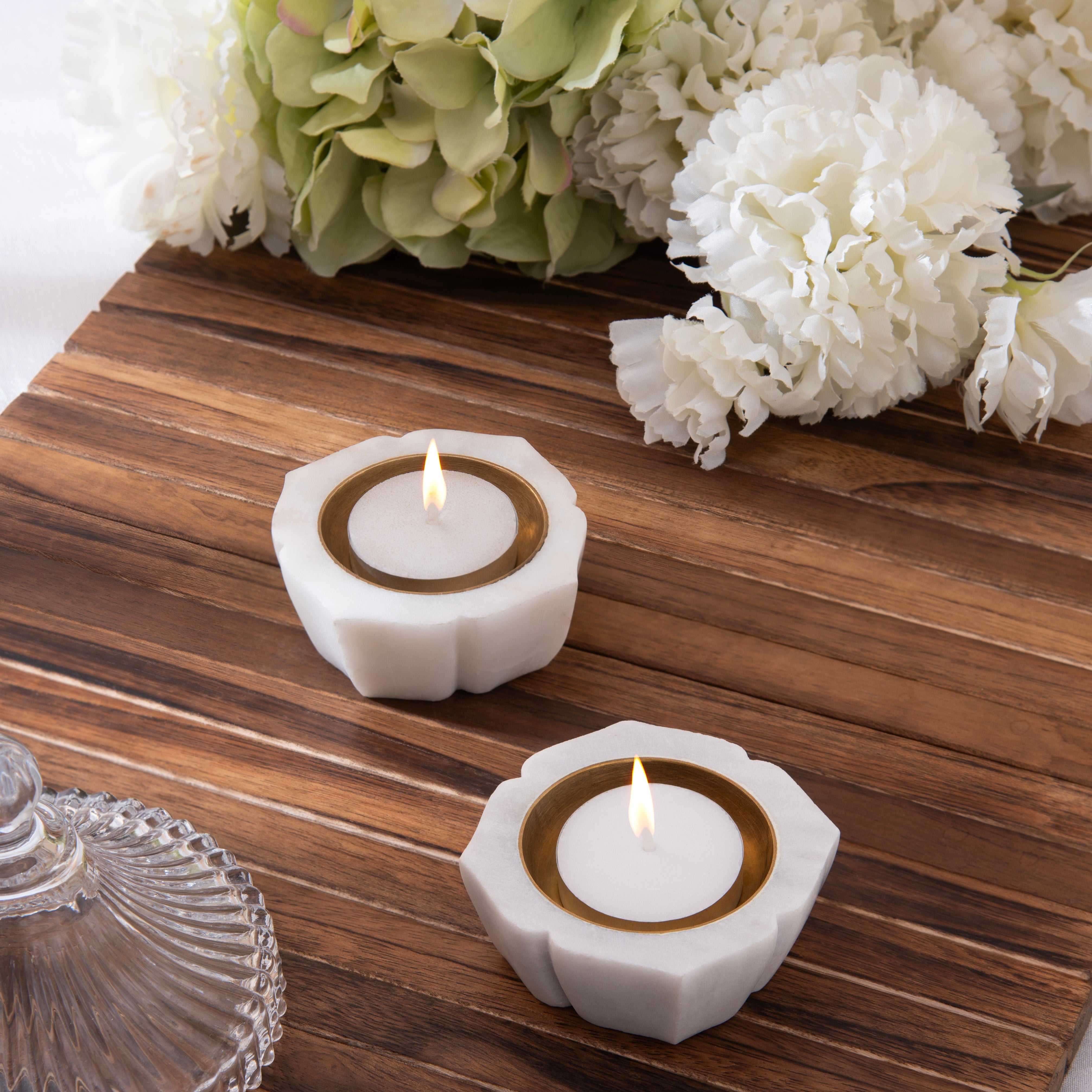 Petal Diya/Tea Light-set of 2