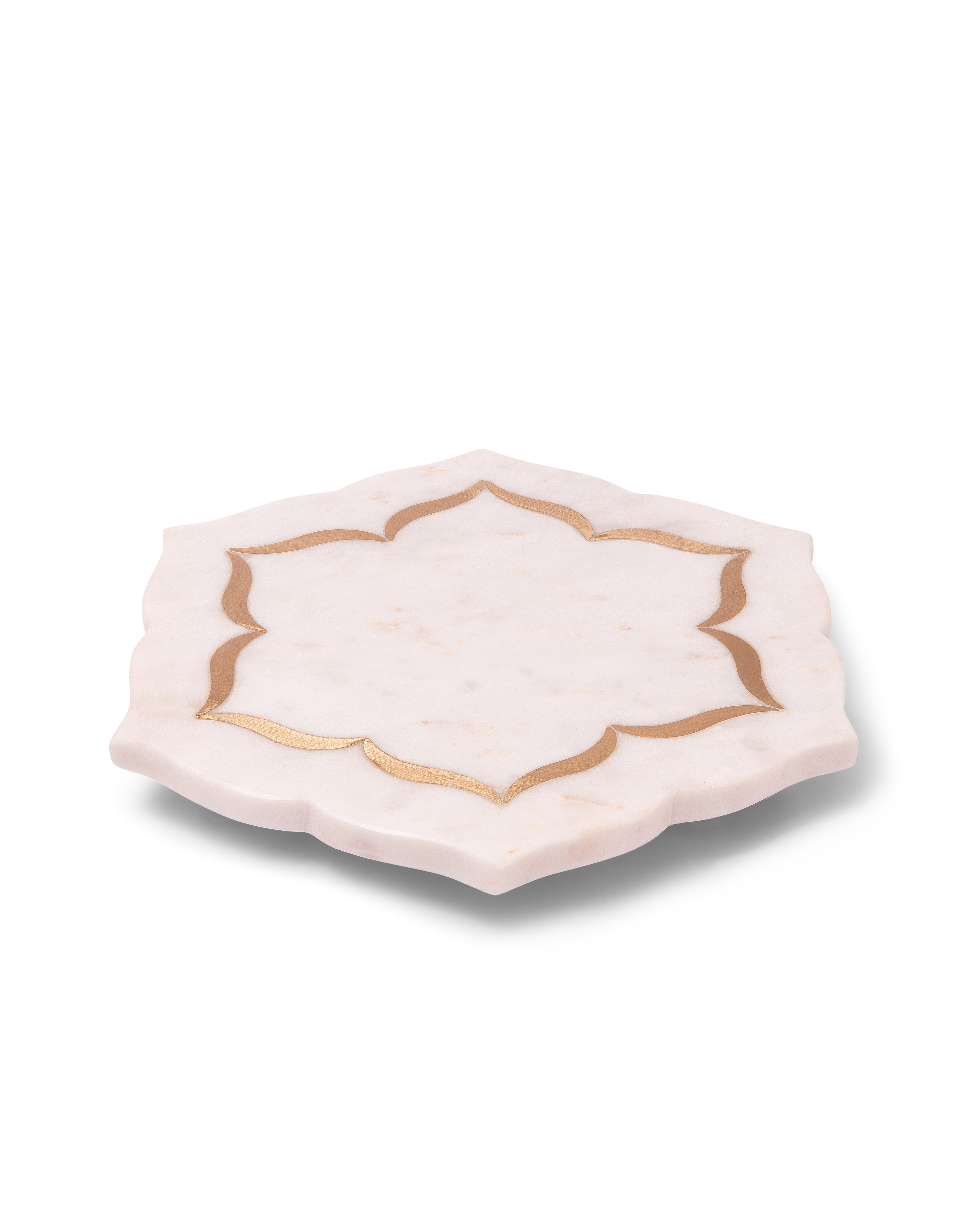 Lotus Inlay Platter-15 inch