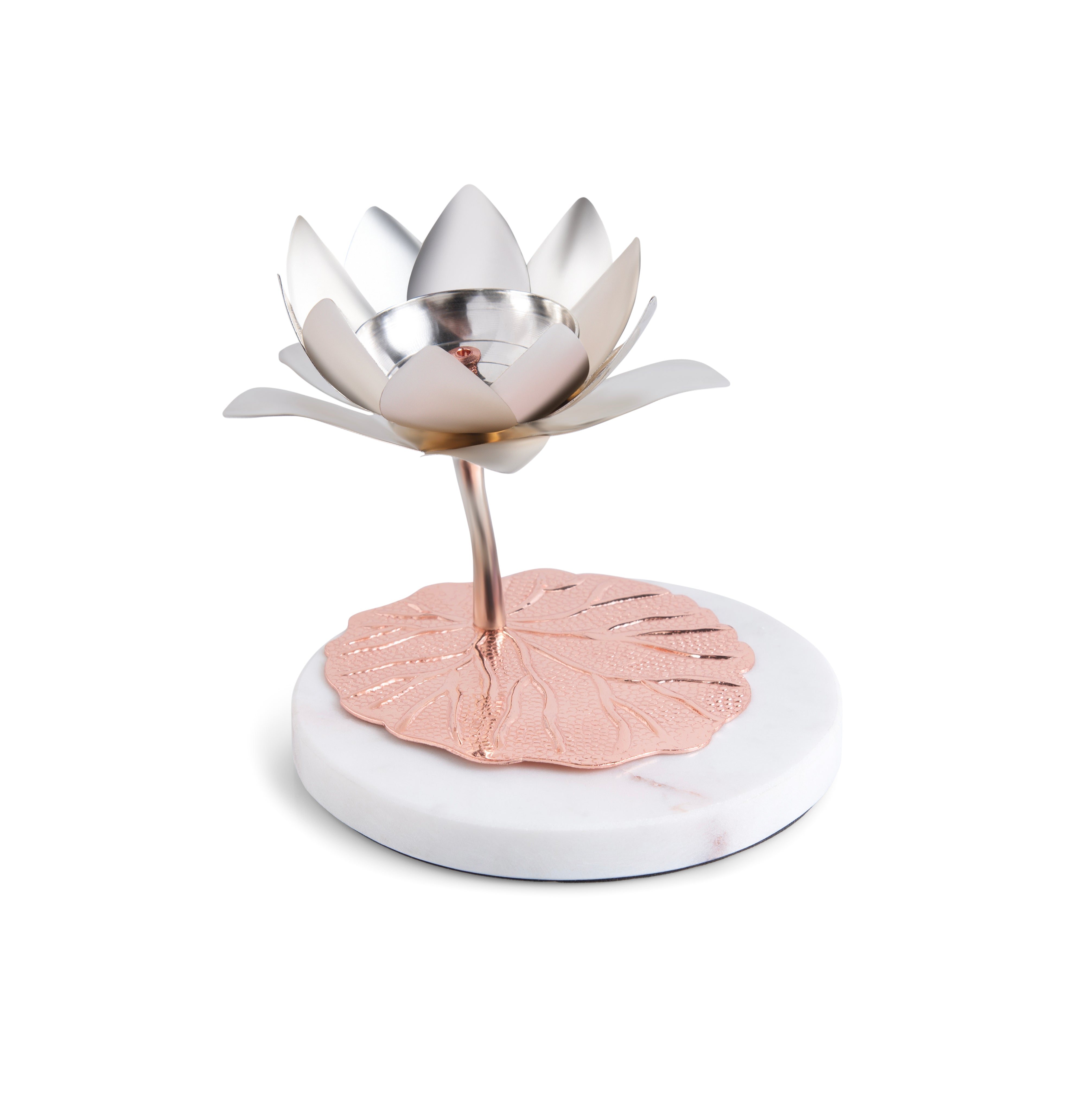 Lotus Blossom Diya for Pooja Rituals