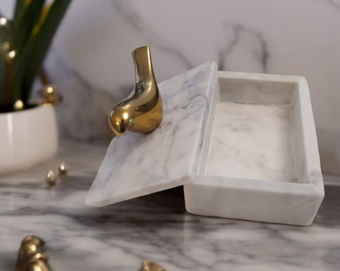 Marble Jewellery Birdie Box