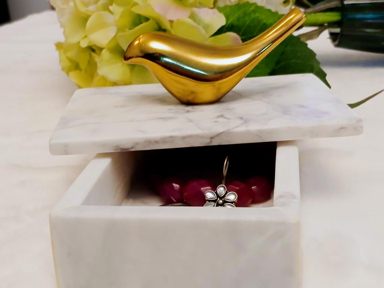 Marble Jewellery Birdie Box